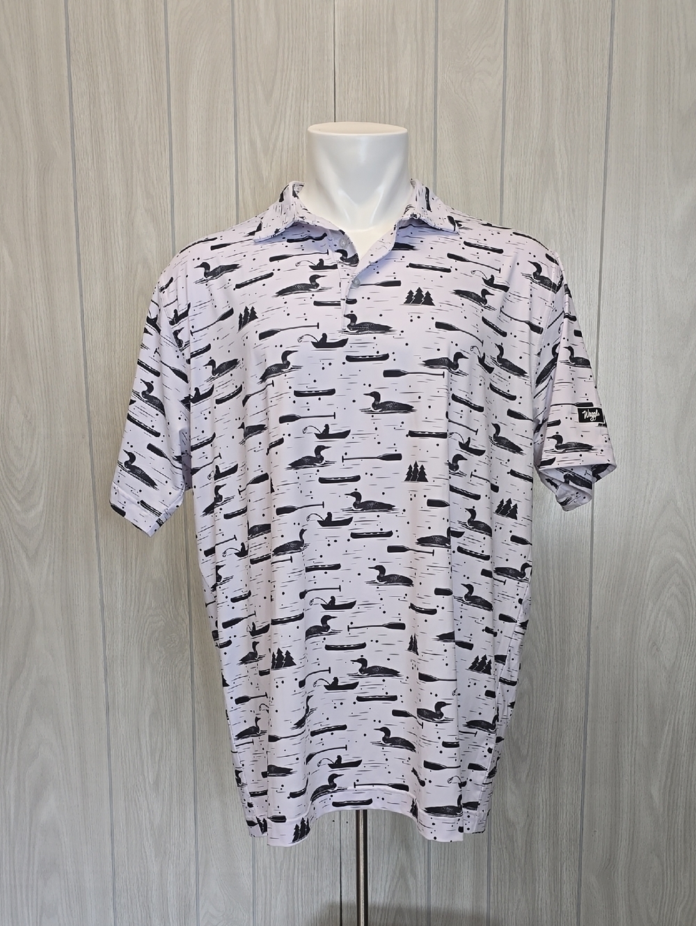 Waggle | Fishing Loon Golf Shirt
